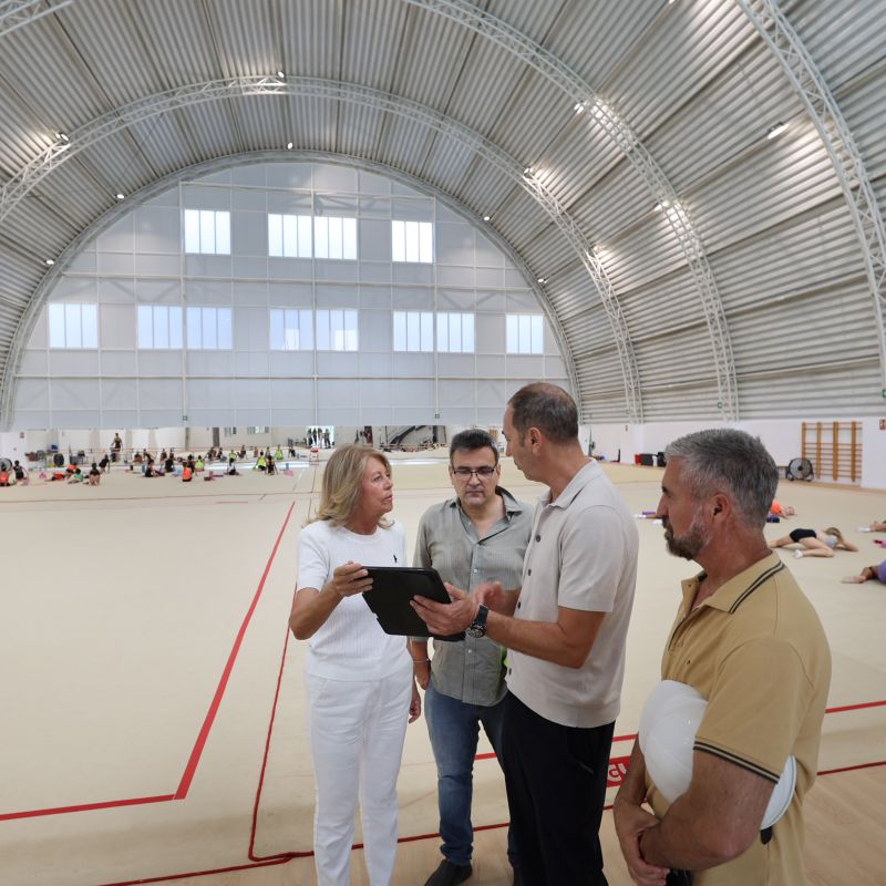 El Ayuntamiento culmina la renovación integral del Centro de Tecnificación de Gimnasia Rítmica y ultima la adecuación del entorno y la dotación de equipamiento