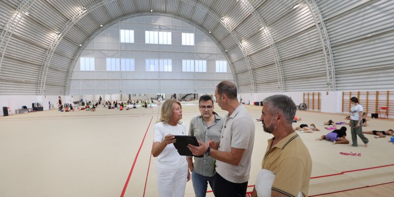 El Ayuntamiento culmina la renovación integral del Centro de Tecnificación de Gimnasia Rítmica y ultima la adecuación del entorno y la dotación de equipamiento