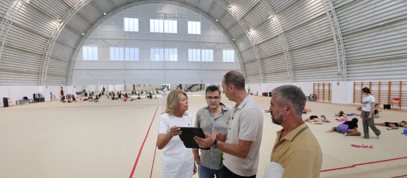 El Ayuntamiento culmina la renovación integral del Centro de Tecnificación de Gimnasia Rítmica y ultima la adecuación del entorno y la dotación de equipamiento