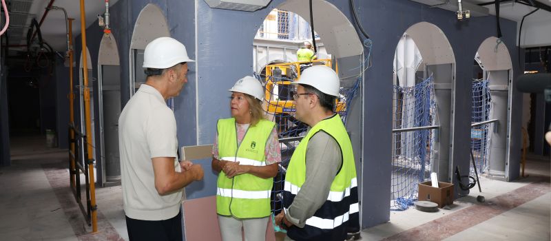 Las obras de remodelación de la Casa Consistorial, que reforzarán su accesibilidad, seguridad y eficiencia energética, afrontan su fase final