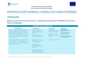 Erradicación de plantas invasoras y suministro de mobiliario en reserva ecológica Dunas de Marbella