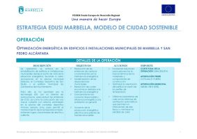 Optimización energética en edificios e instalaciones municipales