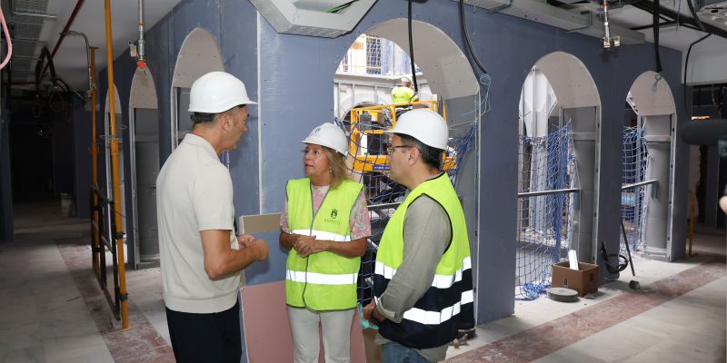 Las obras de remodelación de la Casa Consistorial, que reforzarán su accesibilidad, seguridad y eficiencia energética, afrontan su fase final